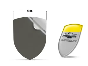 Chevrolet Adesivi Logo su Misura Universali Premium Regolabili